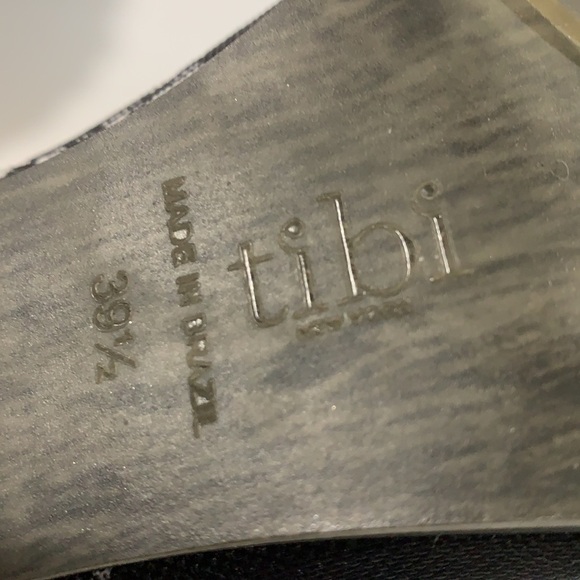 Tibi Black/white Spatter Print Ankle Booties size US 7 1/2 - Picture 8 of 8